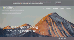 Desktop Screenshot of mistra.org